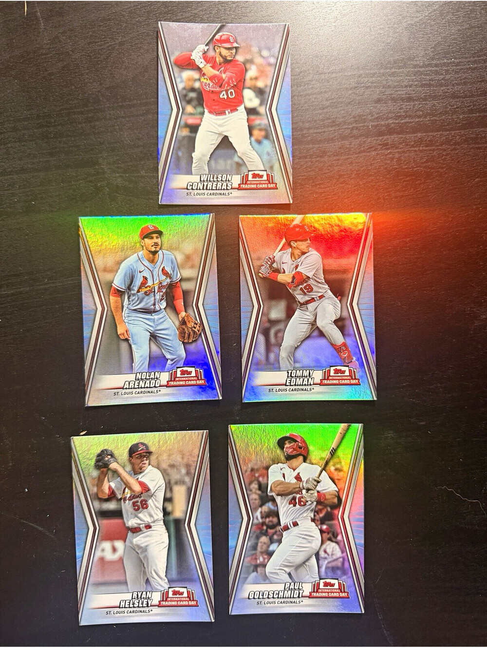 2023 Topps St. Louis Cardinals 5 Card Team Set STL-1 thru STL-5 Goldschmidt